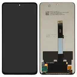 Дисплей для Xiaomi Mi 10T Lite, Poco X3, Poco X3 NFC, Poco X3 Pro, чорний, без рамки, Оригінал (переклеєне скло), MZB07Z0IN, MZB07Z1IN, MZB07Z2IN, MZB07Z3IN, MZB07 M2007J20CI, M2102J20SG, M2102J20SI
