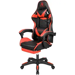 Крісло геймерське Kruger & Matz GX-150 з підставкою для ніг Red/Black