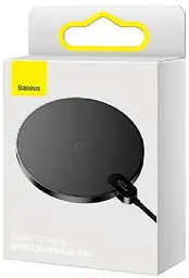 Бездротовий зарядний пристрій Baseus Digital LED Display Wireless Charger Gen2 15W (CCED000001) Black [78282] - мініатюра 4