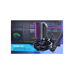 Мікрофон Fifine К726 XLR Black (K726) - мініатюра 9