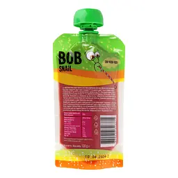 Пюре фруктове Bob Snail Смузі Банан-Чорна смородина пастеризоване 120 г - мініатюра 2