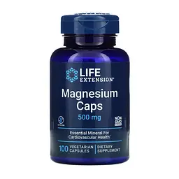 Магній Magnesium Caps 500 мг 100 вегетаріанських капсул