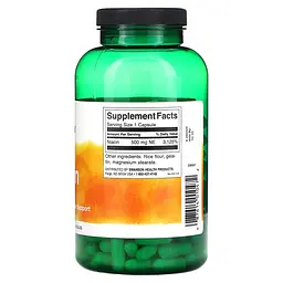 Ніацин Swanson Niacin 500 мг 250 таблеток - мініатюра 2