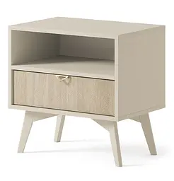 Тумба приліжкова Perfect Home Форест / Forest S54 з 1 шухлядою Беж пісочний/ялиця сканді (PFH-091486) - мініатюра 5