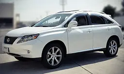 Дефлектори вікон вітровики Lexus RX 350 / 400 2009-2015 з хромом (08611-48820)