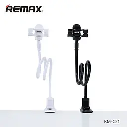 Тримач Remax RM-C21 (дуже довга ніжка + кріплення на стіл прищіпка) - мініатюра 3