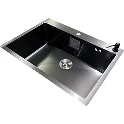 Кухонна мийка Romzha Arta U-650S Max BL - мініатюра 3