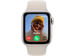 Смарт-годинник Apple Watch SE 2 GPS 44mm Starlight Aluminium Case with Starlight Sport Band M/L (MRE53) - мініатюра 3
