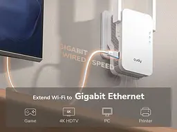 Точка доступу Cudy RE3000 BE3600 Wi-Fi 7 Mesh Repeater (RE3600) - мініатюра 8