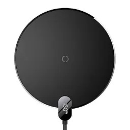 Бездротовий зарядний пристрій Baseus Digital LED Display Gen 2 Wireless Charger 15W CCED000001 Black - мініатюра 4