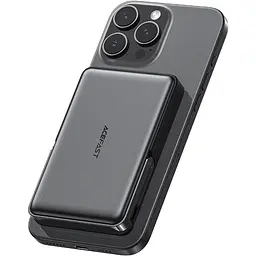 УМБ Acefast Magnetic Wireless 10000mAh 22.5W PD,QC 3.0 USB-C In/Out, QI 15W, with holder M17 Black - мініатюра 5