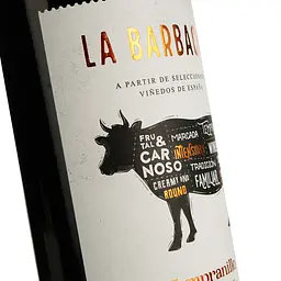 Вино La Barbacoa Tempranillo, червоне, сухе, 13%, 0,75 л (873685) - мініатюра 3