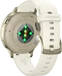 Смарт-годинник Garmin Venu 4 41 mm Lunar Gold with Bone Silicone Band (010-03013-00) - мініатюра 2