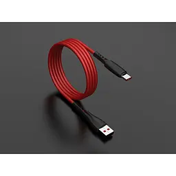 Автомобільний зарядний пристрій DK + кабель Warp Charge 2USB 40W (QK739) red - мініатюра 8