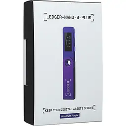 Апаратний гаманець для криптовалют Ledger Nano S Plus Amethyst Purple (LNSPAP) - мініатюра 7