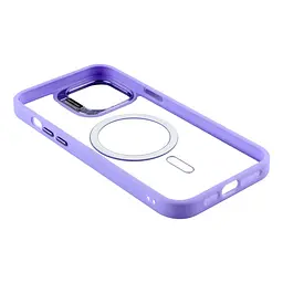 Чохол із підставкою MagSafe TPU PC Metal Stand Case and Camera Lenses Apple iPhone 13 Pro Max Purple - мініатюра 4