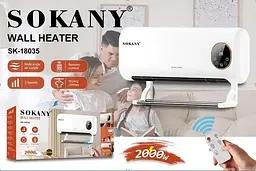 Настінний нагрівач Sokany SK-18035 2000 Вт з пультом і сушаркою Теплова завіса 2 кВт - мініатюра 4