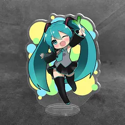 Акрилова колекційна фігурка Chibi Hatsune Miku Хатсуне Міку 1 10 см