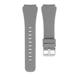 Браслет Gear для Samsung Galaxy Watch 5 - сірий ширина кріплення 20мм силікон Watchbands (W44-4WB59882957) - мініатюра 2