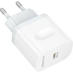 Зарядний пристрій BOROFONE BA99A USB-C PD20W white (6941991121357) - мініатюра 5