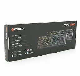 Клавіатура механічна ігрова з підсвічуванням Fantech ATOM96 MK-890 red switch Eng Black - мініатюра 4