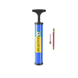 Ручний насос для м'ячів Bambi N41504(Blue) 25 см, голка для накачування та гнучкий шланг