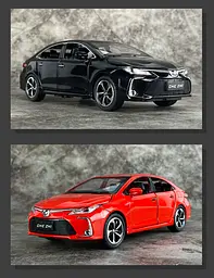 Колекційна металева модель автомобіля АвтоЕксперт Toyota Corolla з інерцією, світлом та звуком 1:32 - мініатюра 7