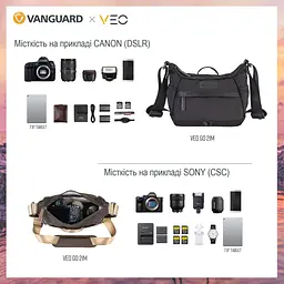 Сумка Vanguard VEO GO 21M Black (VEO GO 21M BK) - мініатюра 8