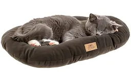 Подушка для собак та котів Ferplast Relax Microfleece 45/2 темно-сіра 43х30 см 83304523 - мініатюра 5