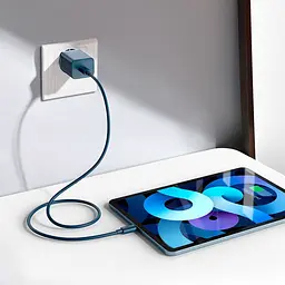 Зарядний пристрій Baseus Super Si Quick Charger 1C 20 W з кабелем Type-C Lightning 1m - мініатюра 2