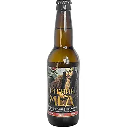 Набір питного меду Holiday Brewery: Козацький з хмелем 6% (2 шт. x 0.33 л) + Монастирський ароматний 6% (2 шт. x 0.33 л) - мініатюра 3