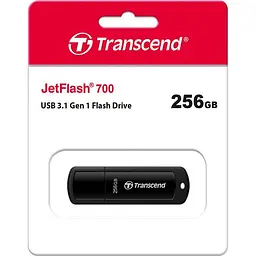 Флеш-накопичувач Transcend JetFlash 256GB USB 3.1 (TS256GJF700) (FFUFTR02107) - мініатюра 3