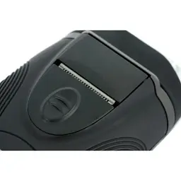 Електробритва Новий Харків НХ-9525 Спорт Black, 5W, роторна, сухе гоління, 2 головки для гоління, плаваючі подвійні леза, повторение контуров лица, живлення мережа, тример для скронь, механічна кнопка вмикання - мініатюра 3