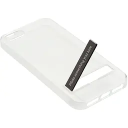 Чохол-накладка Hoco TPU cover Magnetic Shock proof bracket series iPhone 5/5s/SE Gray - мініатюра 3