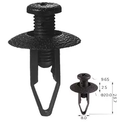 Кліпса розпірні Mitsubishi MB547806 Nissan 63854-01A00 Mazda Honda Toyota Ford (C573)