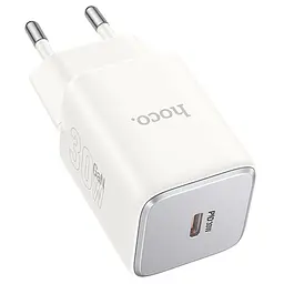 МЗП Hoco N43 Vista PD30W (1USB-C) Moonlight white - мініатюра 2