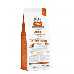 Сухий корм Brit Care Dog Hypoallergenic Adult Medium Breed для собак середніх порід, гіпоалергенний з ягням, 12 кг - мініатюра 5