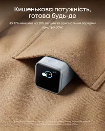 Мережевий зарядний пристрій Anker Nano Charger - 45W USB-C Smart Display Orange (7292816) - мініатюра 5