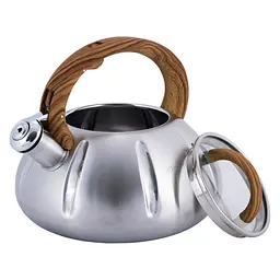 Чайник зі свистком Kamille KM-0671 3л дерево - мініатюра 2