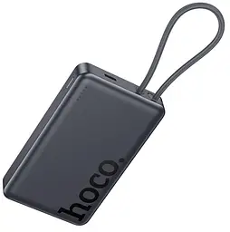 Power Bank Hoco Q44 Origen dual PD20W magnetic power bank with cable dark(10000mAh) Сірий