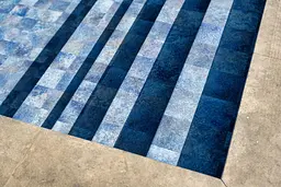 Мембрана StoneTile Marine плитка 15х15 см, 1.65м армована з лаковим покриттям 327198090001