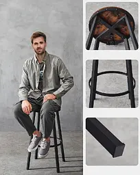 Барний стілець Leobert Comfy 2 штуки Loft - мініатюра 2