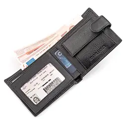 Чоловічий шкіряний гаманець (ST103) ST Leather 11,5х9,5х2,5 см acs0015193 - мініатюра 4
