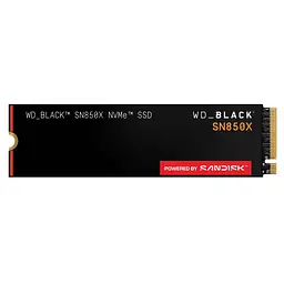 Накопичувач SSD M.2 2280 1TB SN850X WD (WDS100T2X0E-00BCA0) - мініатюра 1
