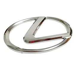 Емблема решітки LEXUS хром 130х89мм пластик (на скотчі)
