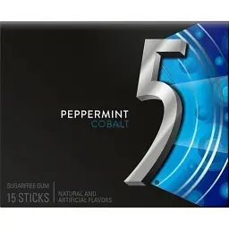 Жувальна гумка Wrigley's 5 Gum Peppermint Cobalt без цукру - мініатюра 1