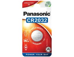 Батарейка Panasonic CR-2032EL/1B літієва CR2032 блістер 1 шт.