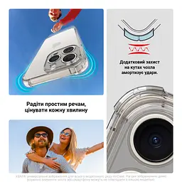 Чохол до мобільного телефона Armorstandart Air Force Xiaomi Poco F7 Clear (ARM80346) - мініатюра 5