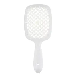 Продувний гребінець для волосся білий Janeke Superbrush масажна щітка для волосся - мініатюра 3
