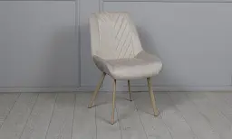Стілець Ділан метал сидіння тканина 510x560x900 бежевий - мініатюра 5